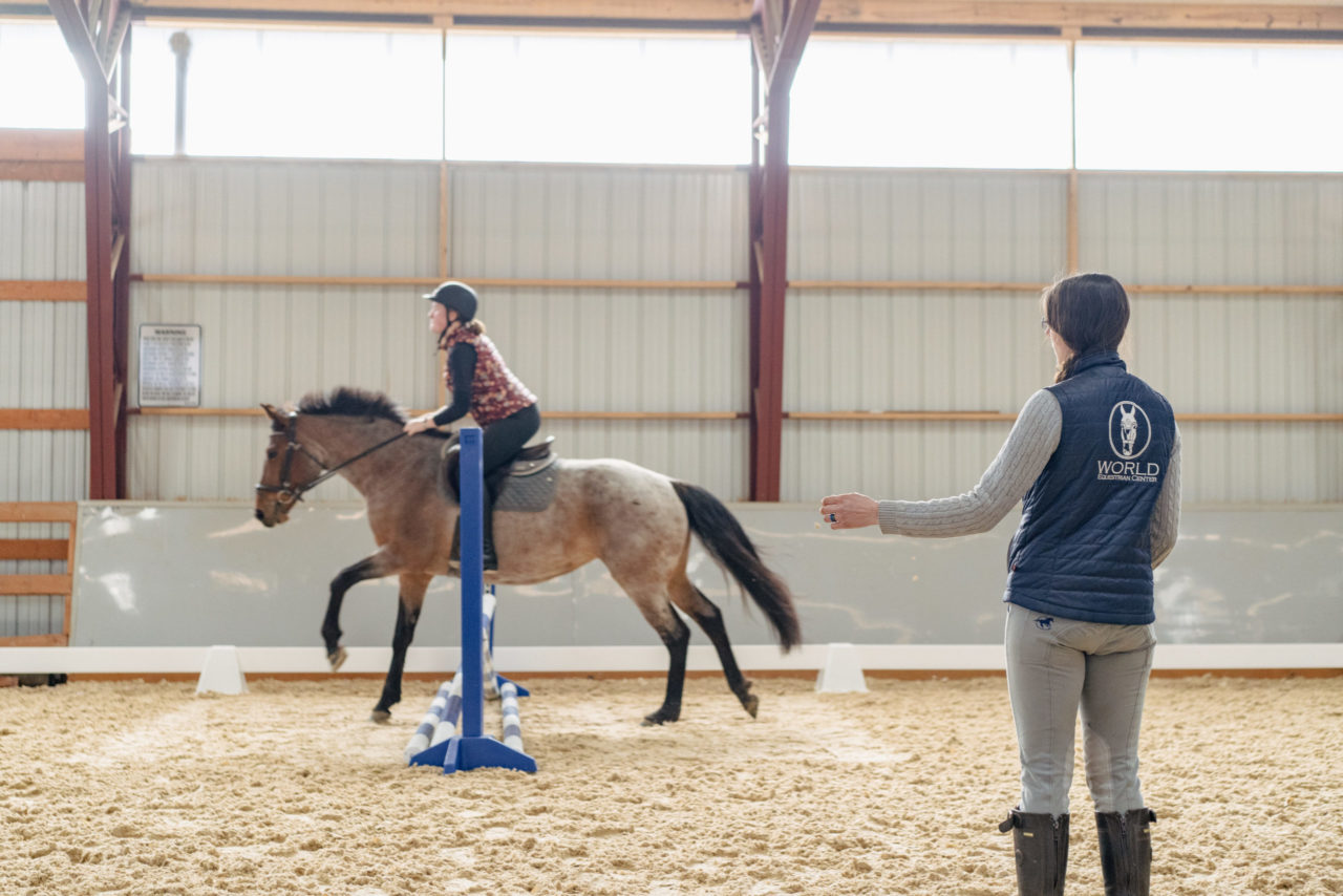 horse running with a rider